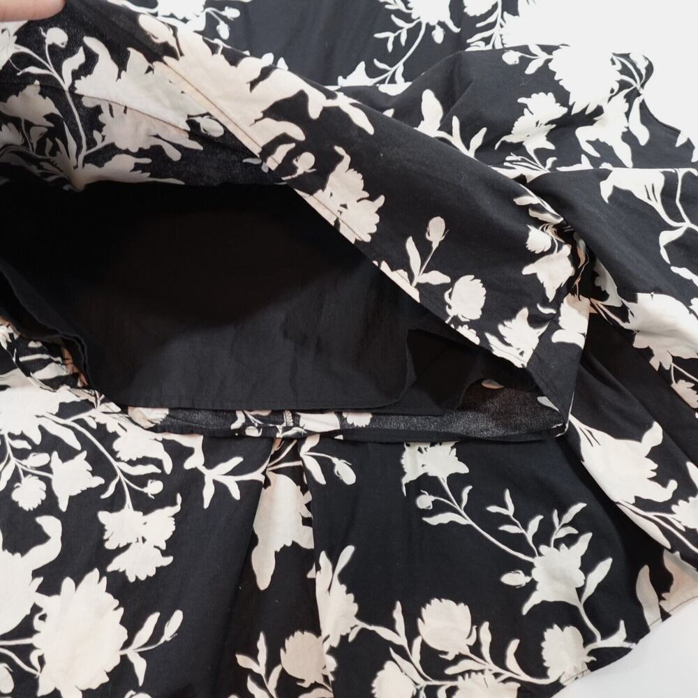 Johanna Ortiz x H&M Floral Skirt 14 Black Flounced Frill Flamenco Lola Rumba - Picture 11 of 15